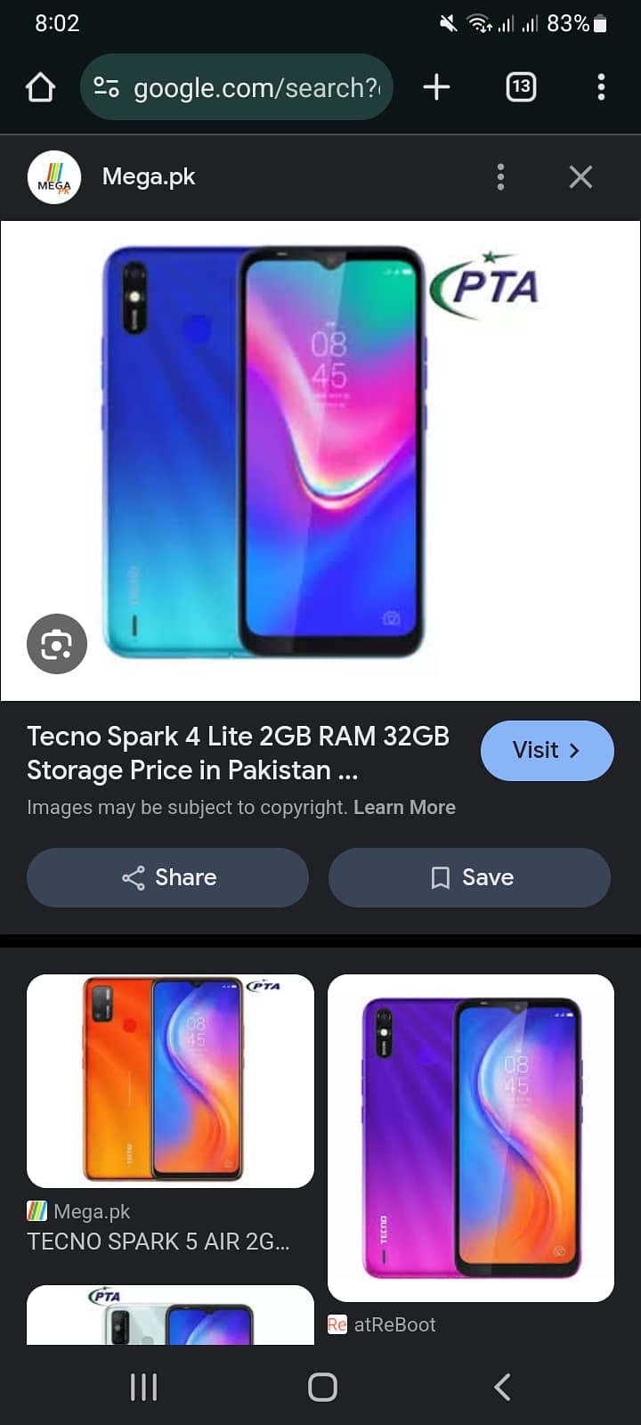 Tecno spark 4 lite 0