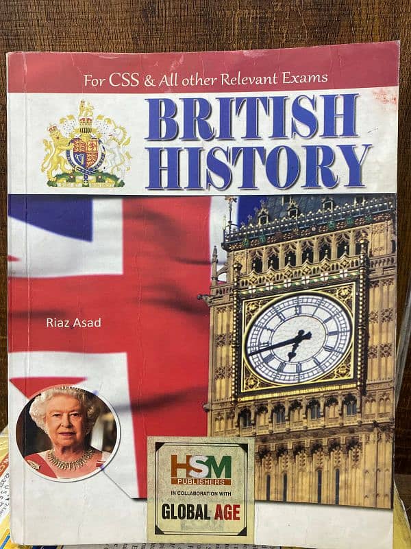 British History  book for CSS PMs,PCS 0