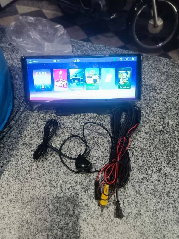 protable wireless carplay screenstereo 7