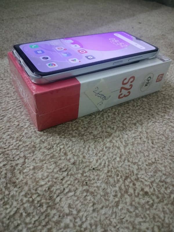 ITEL S23 8gb + 8GB RAM 256gb memory complete box ONE WEEK USED 5