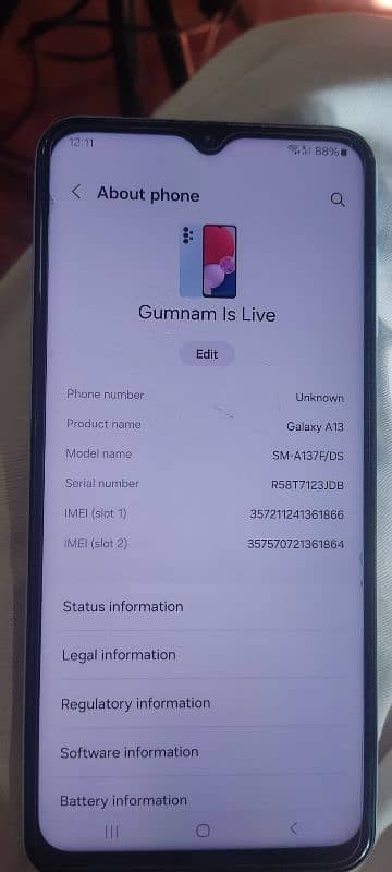 Samsung A13.4/64 Non PTA 0