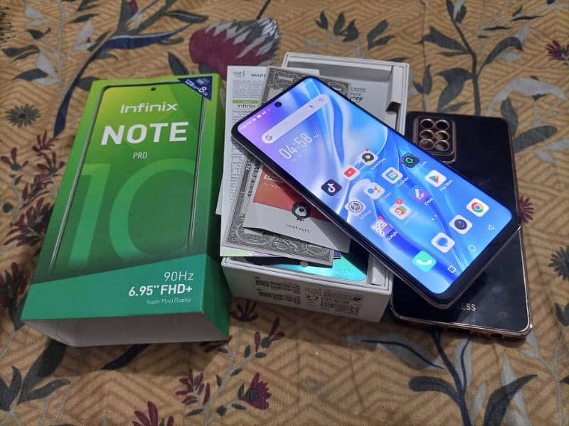 Infinix NoTe 10Pro 8gb/128 With Box Family Use 0