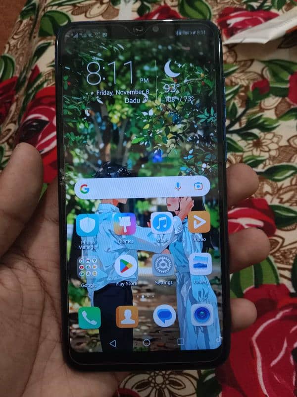 Huawei Honor 8c  3gb ram 32memory 10by09 condition koi fault nhi h 0