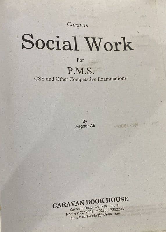 social work book for CSS, PMS ,PCS and other Competitive examination 1