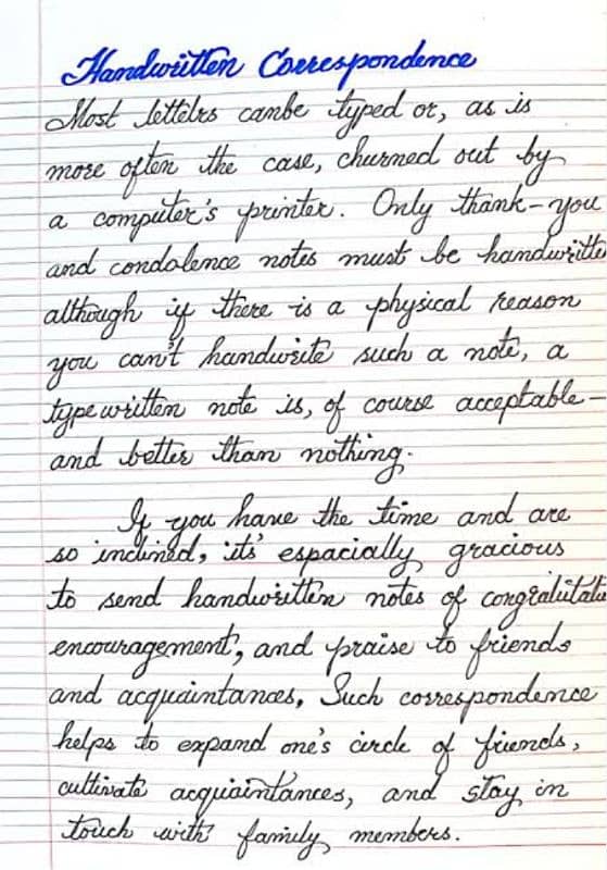 handwriting assignment work 0