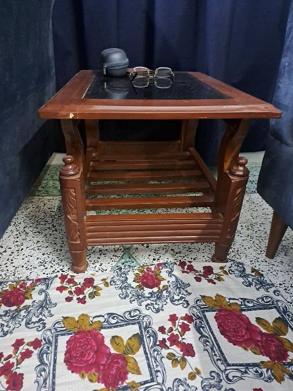 Center table with 2 side tables 5