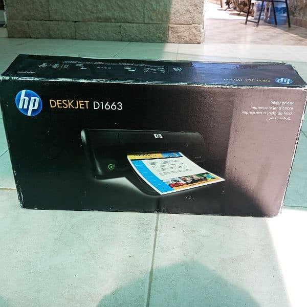 HP Deskjet D 1663 Machine  New he use me ni he 0