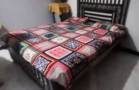 ONE BIG SIZE BED AND ONE TABLE FOR SALE