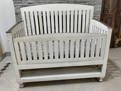 baby cot available with mattress