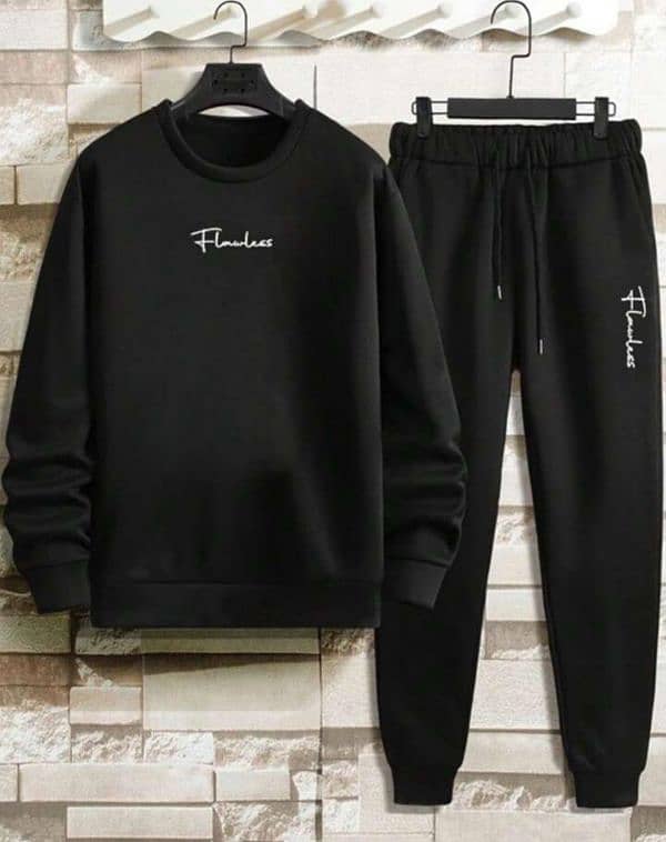 2 Pcs Unisex Dri Fit plain tracksuit 0