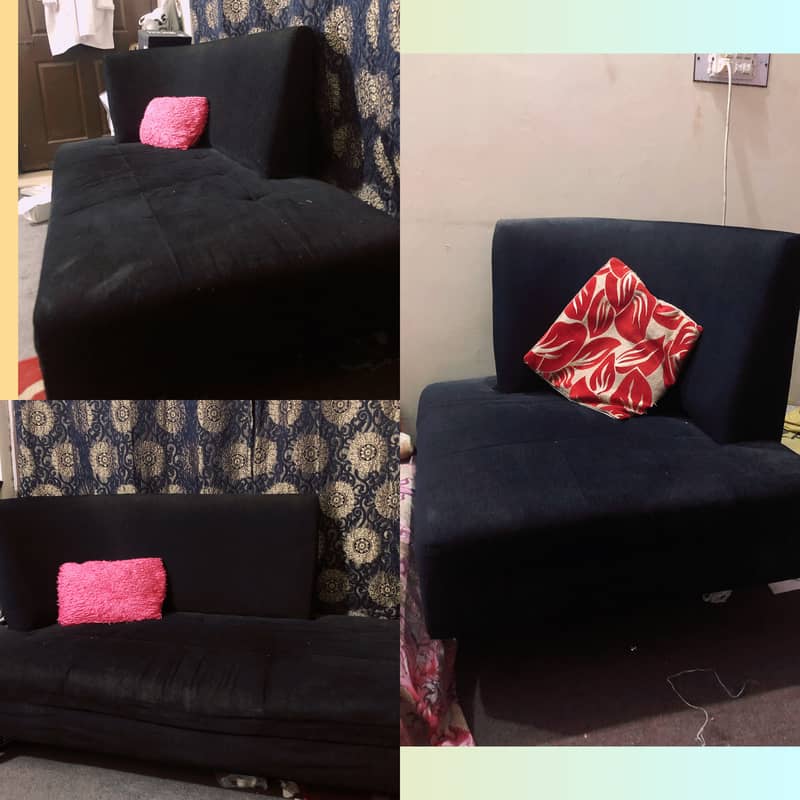 2long 3 seater and 1single seater set Sofa(Total 3pieces) 0