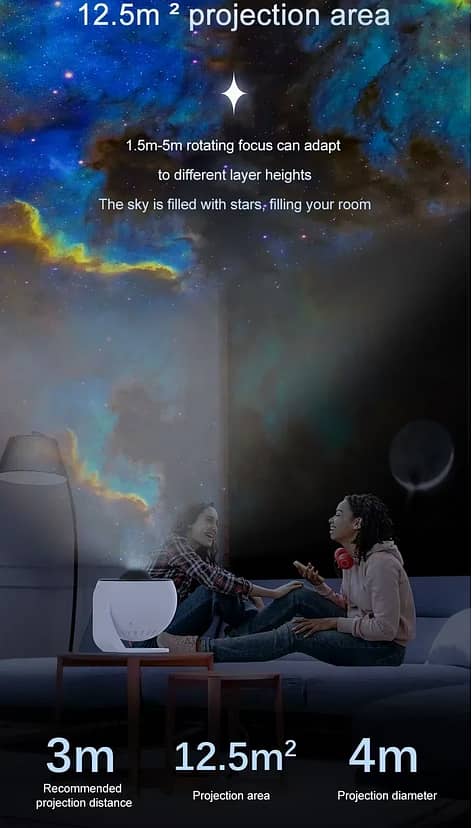 Planetarium Solar System Galaxy Starry Moon Sky Night Light Projector 9