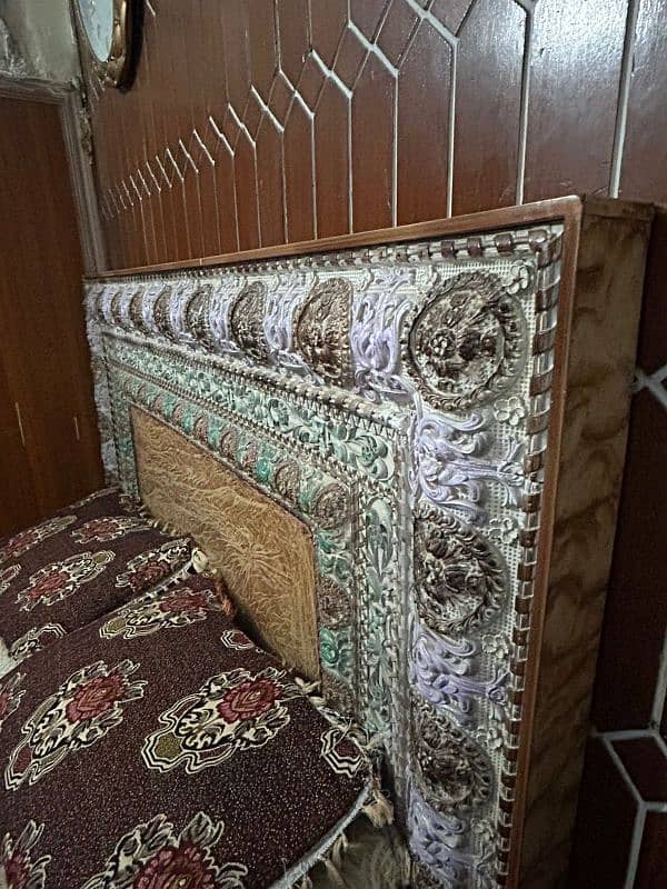 Queen size Good Quality bed for sale without mattress 4