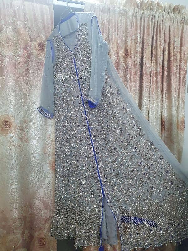 Blue and grey maxi 0