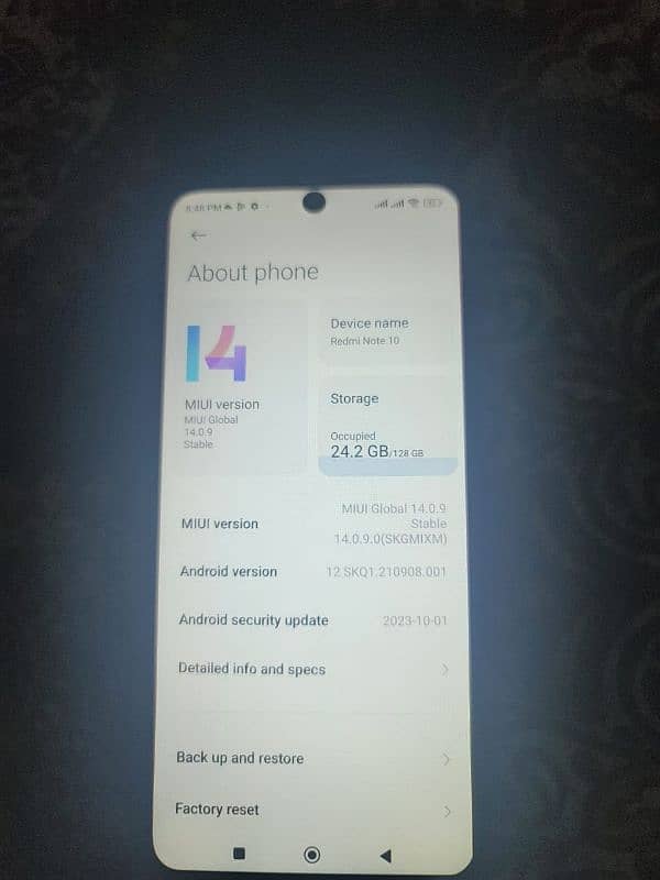 Redmi note 10 4+2/128GB he Whatsapp no 03490601167 7