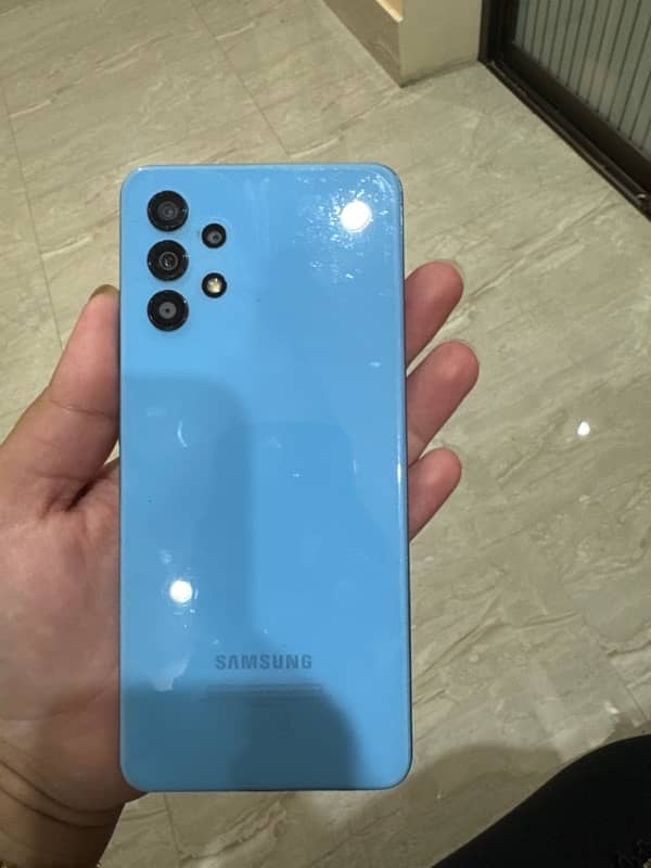 Samsung A32 in blue colour 1