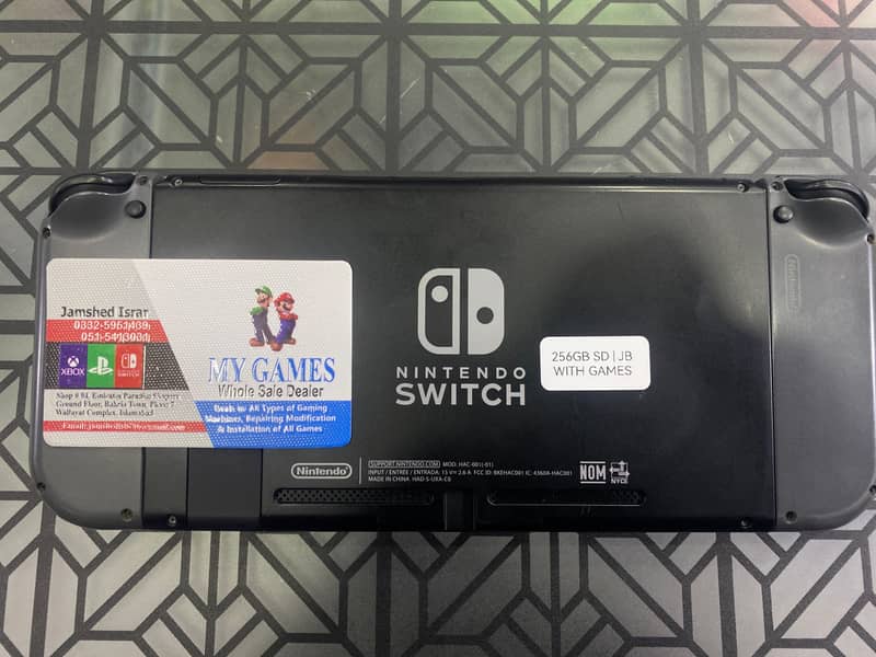 NINTENDO SWITCH V2 JB+256GB SD CARD+ FULL OF GAMES AT MY GAMES 2