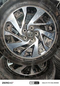 Honda Civic k alloy rims and tayer