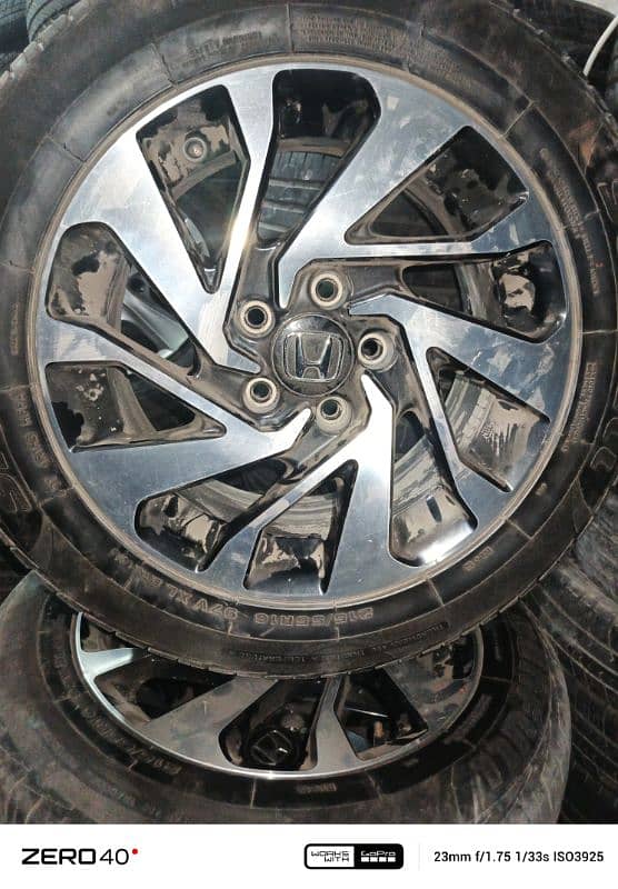 Honda Civic k alloy rims and tayer 0