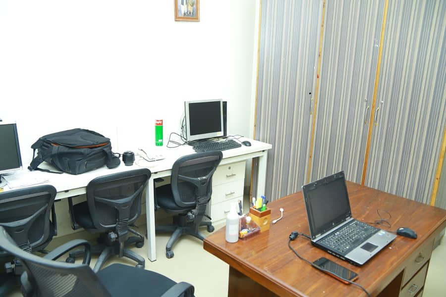 Furnished Office space solar,100mb wifi & Furnished Paying Guest Rooms 8