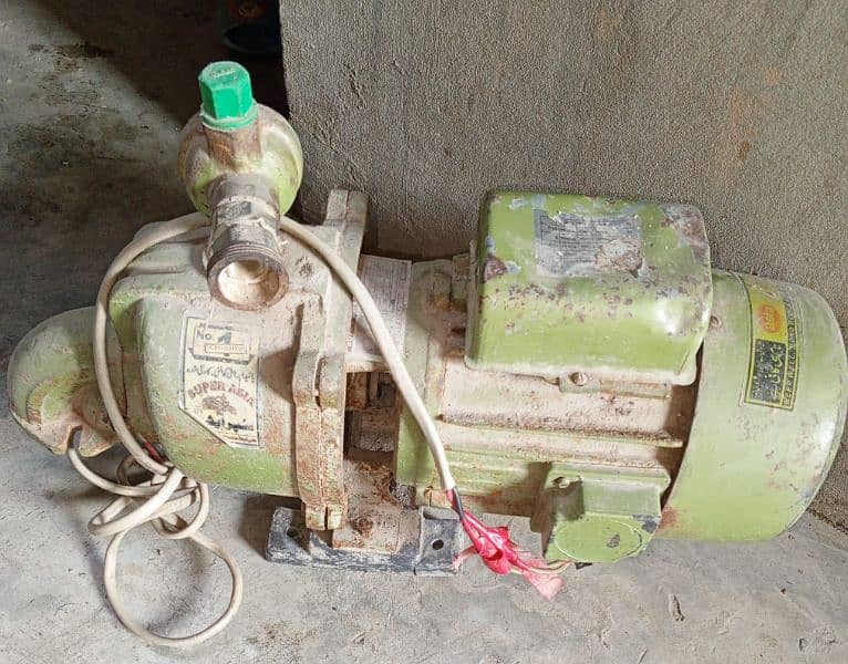 super Asia water pump working good condition no repairing total 0