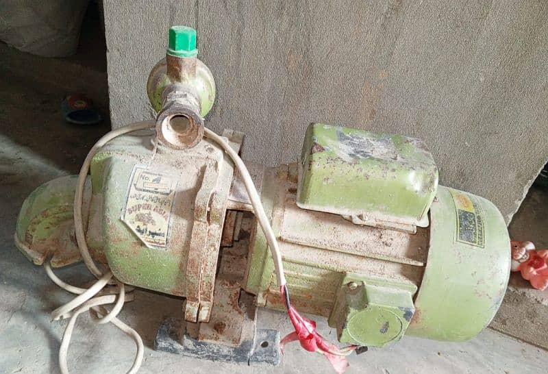 super Asia water pump working good condition no repairing total 2