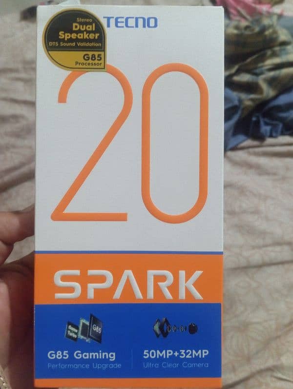 Spark 20 (16 GB) 8+8 (256GB) 8 Month Warranty 0