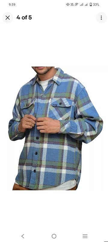 Export Left Over Shipment Flannel Shirts Available for sale 3