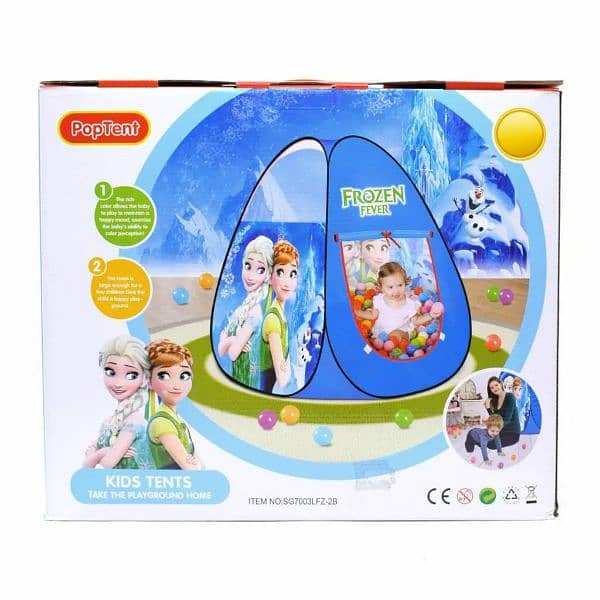 Kids play tent house frozen 1