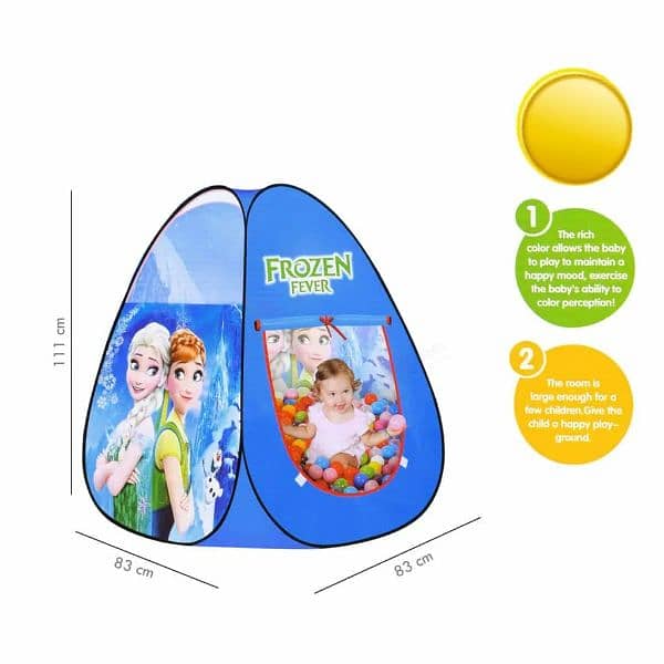 Kids play tent house frozen 2