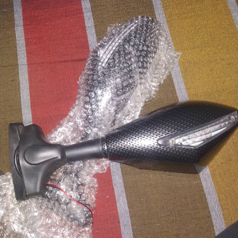 Suzuki gsxr 600 700 1000 side mirrors carbon plated best in market 0