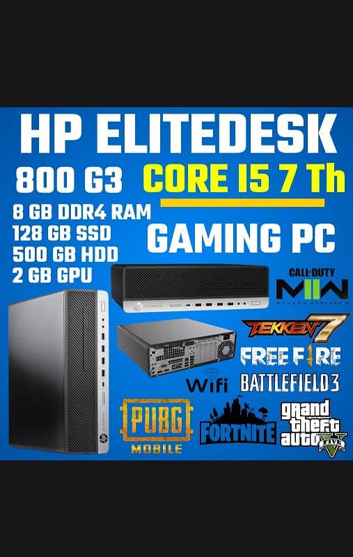 GAMING PC i5 7th generation 2 Gb ddr5 graphics card 0