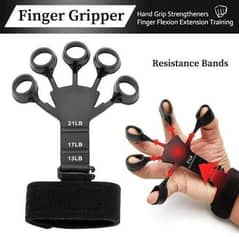 Sports finger strengther hand and finger griper