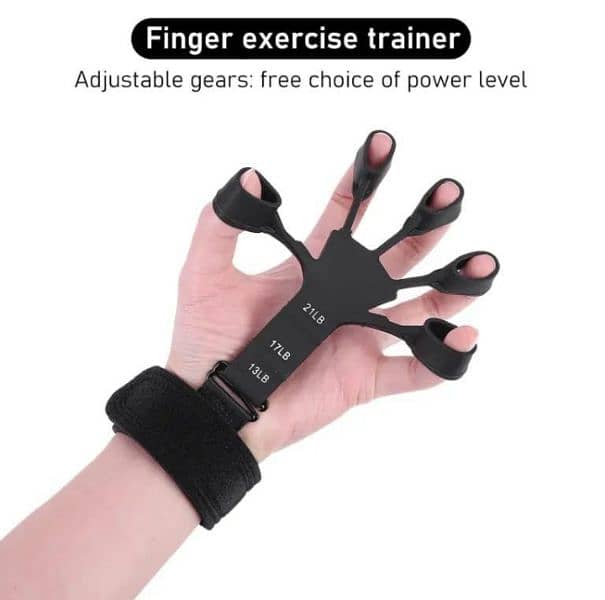 Sports finger strengther hand and finger griper 1