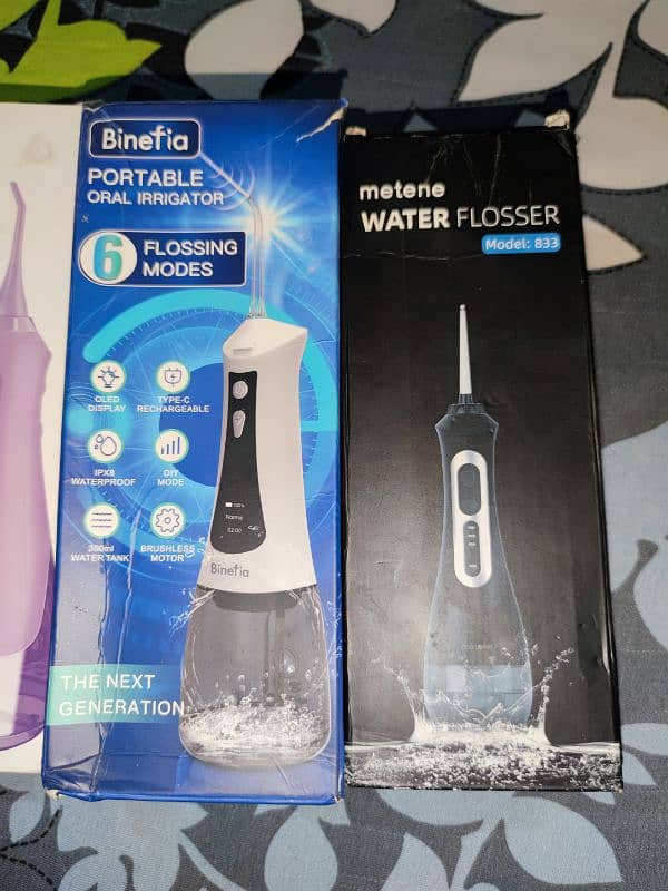 SEJOY Cordless Water Flosser - 8 Nozzles, 5 Modes, Rechargeable 2