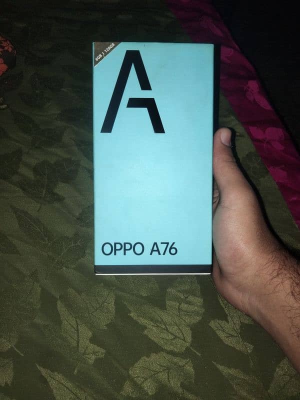 Oppo A76 6+128 GB available with complete box( contact 03447716756) 0