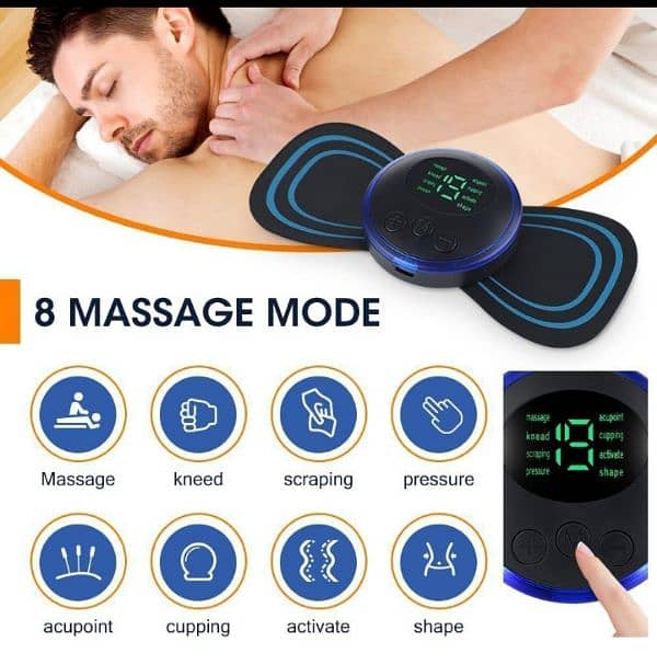 EMS rechargeable Massager and portable pain relief 2