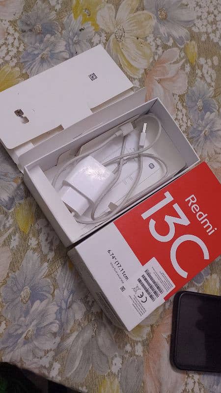 Redmi 13C 4GB 128 GB with Box & Back cover 2