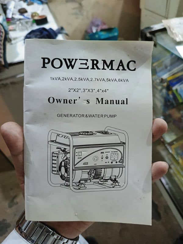 Powermac R3000D Generator Slightly Used 5