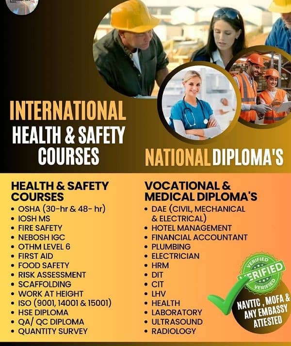 Safety Courses Medical Diplomas engineering diplomas 4