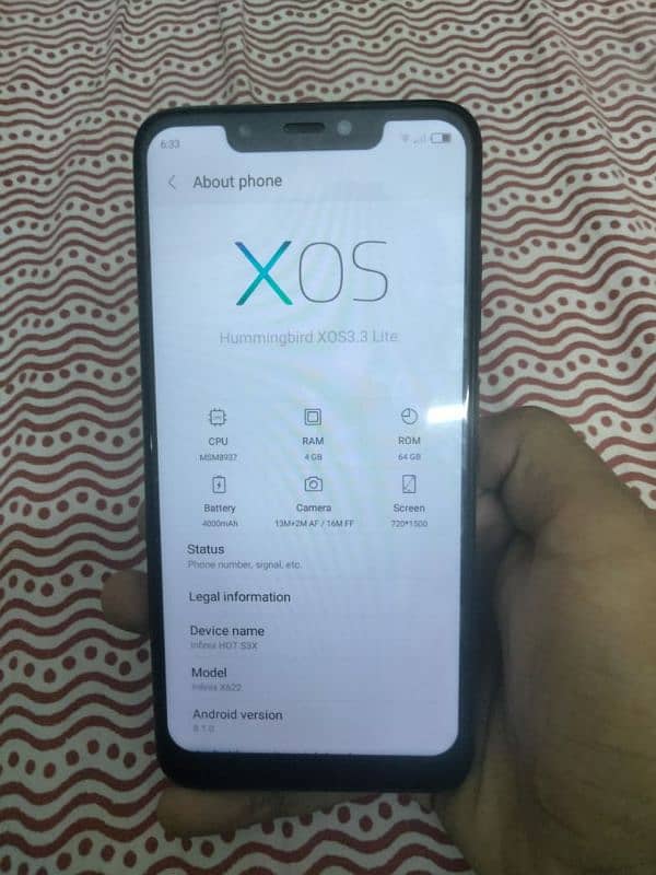 Infinix Hot S3X 5