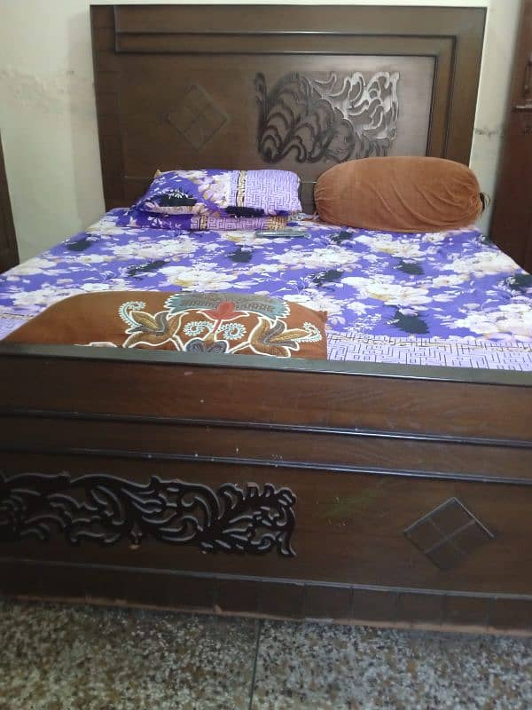 bed set urgent sale only cal 2