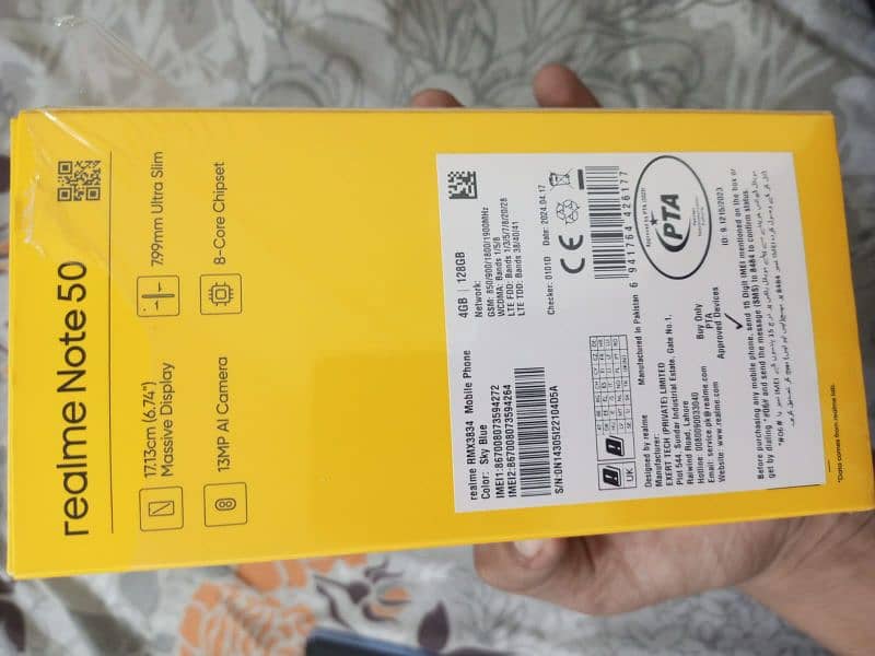 Realme note 50 (128) 1