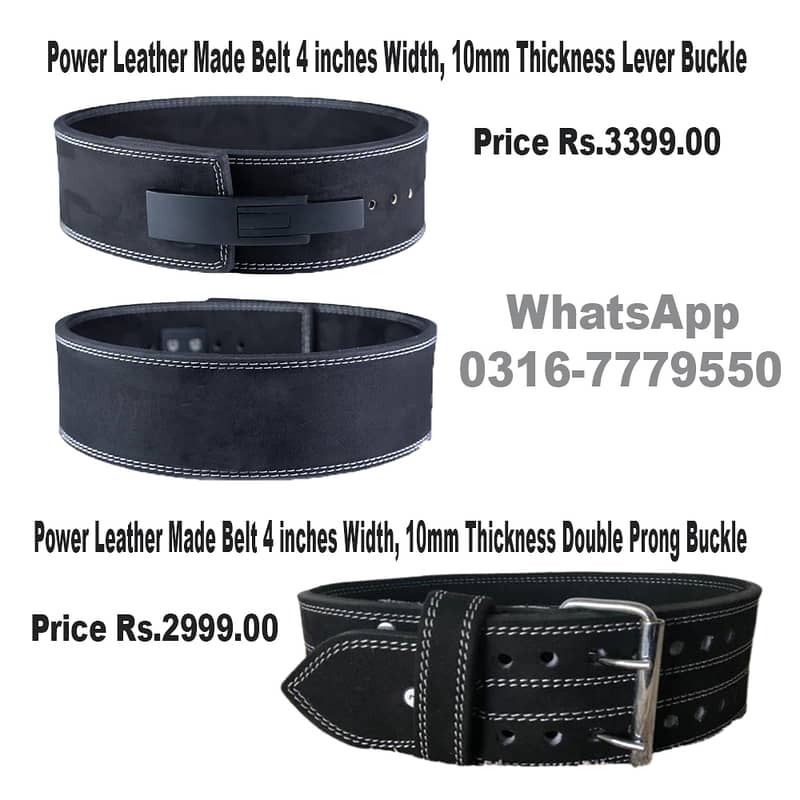 Weight Lifting Belt 4 Inches Width available in all sizes 6