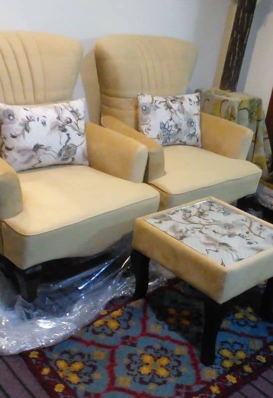 Very beautiful heavy Luxury room coffee chairs with table03335138001 3