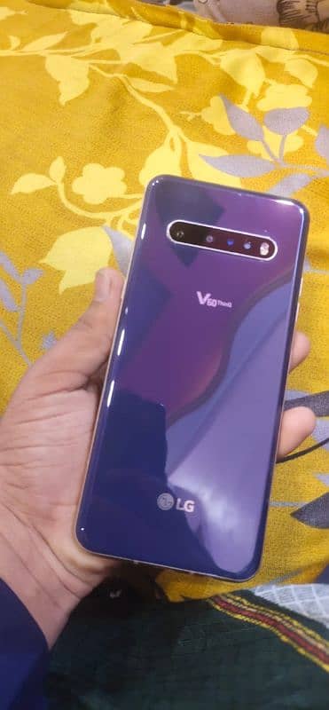 Lg V60 thick 5g 8/128/ 10/10. pta life time warranty hai 0