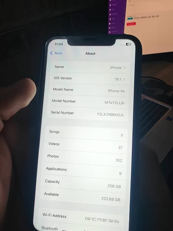 iPhone XR 256gb jv 9.5/10 ‪+92 313 4903779‬ 9