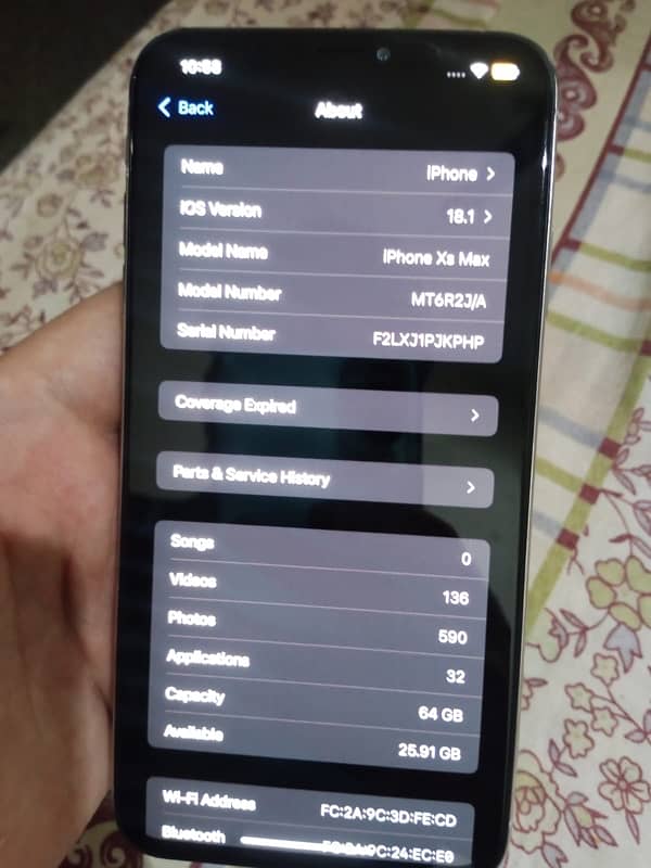 iphone XS Max Non PTA 0