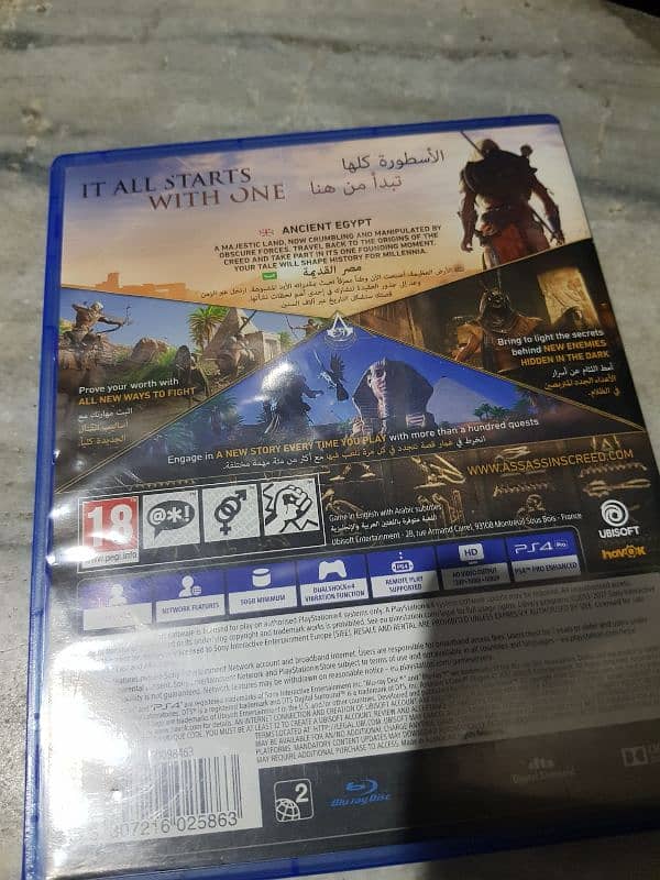 ps4 cd assassins creed origin 0