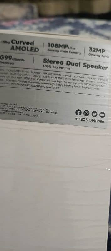 Tecno spark 20 pro plus 8